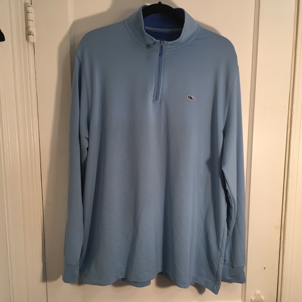 Vineyard Vines Performance Pullover - Light Blue